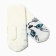 Female mittens, white color, size 18