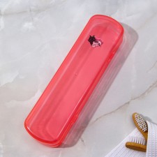 Case for toothbrushes and pasta, pink, 21 x 5.5 cm