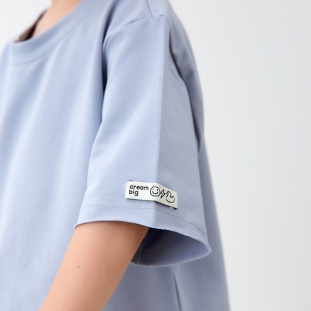 Children's T -shirt KAFTAN, p. 32 (110 - 116 cm), gray-8