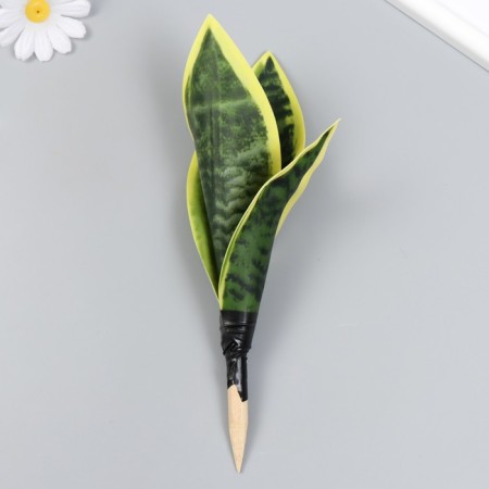 Artificial plant for the creativity of "Sansvieria compact" 23x9 cm