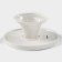 Cake for cakes and desserts Porcelain shares "Gloria", D = 16.5 cm, white color
