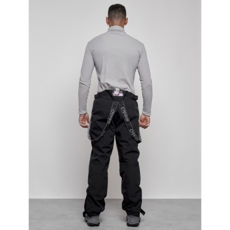 Semi -combinezone ski insulated male winter, size 54, black color-3