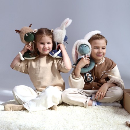 New Year! Soft toy "Bambi snake", 20 cm, green color-6