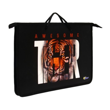 Folder with A4 handles, 340 x 245 x 45 mm, plastic, pens-snuckles, ONICS PT-15 Tiger-1