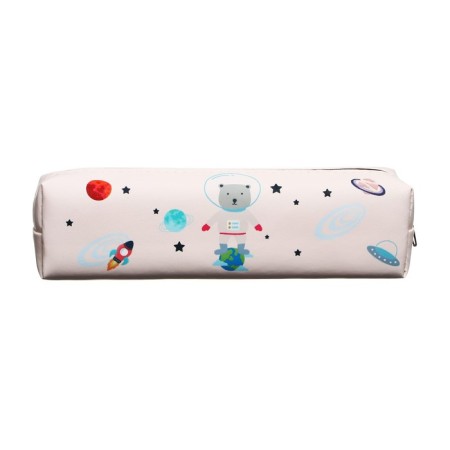 School "Cosmos", with lightning, beige-2