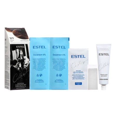 Claus for hair Estel Celebrity tone 7/7, hazelnut