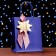 Package Gift Craft "Golden Snowflake" 18 x 22.3 x 10 cm