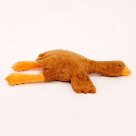 Skill of a soft toy "Goose", 90 cm, beige color-3