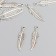 Decor for creativity Metal "Peryshko" silver set 20 pcs 2.6x0.7 cm