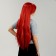Carnival wig "anime" color red, long