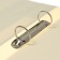 Folder on 2 rings A4, Calligrata, 40 mm, 700 μm, pocket at the end, the color "Milk"