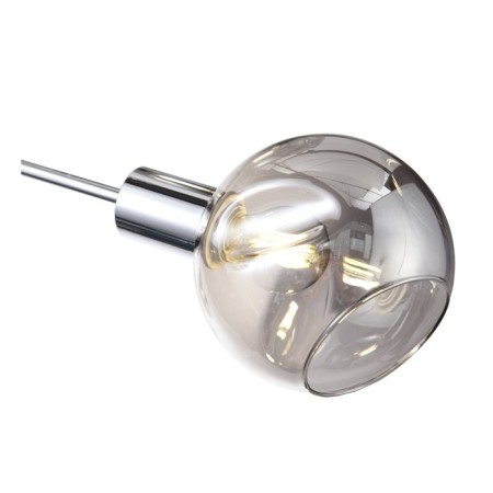Ceiling EVOLUCE lamp. Sle155102-06. Gentore. 6x60 watts, E14, 65x65x35.5 cm, chromium color-8