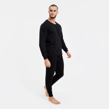 Male thermal underwear (longshille/pants), black color, size 50-1
