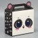 Gift folding box, packaging, Panda, 23 x 20 x 10 cm