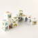 Wooden cubes "Cubes for wise men. Learn the alphabet »12 pcs (white)