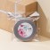 A satin tape, gift packaging, “for you”, gray, 1 cm x 22.5 m