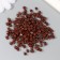 Cube glass 4x4 mm "brightness. Chocolate" set 20 grams