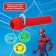 Game set with Disney projector "Spider-Man", 3 books