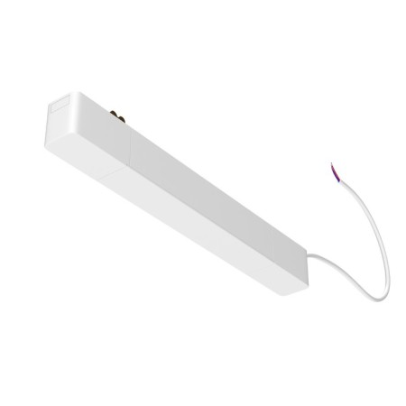The power supply is built-in Technical TRA084DR-100W, 100W, 23.8x2.5x2.9 cm, white color