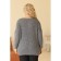 Female jumper, size 46, gray color