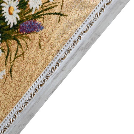 Tapestry "Bouquet of daisies and lavender" 37x75cm-2