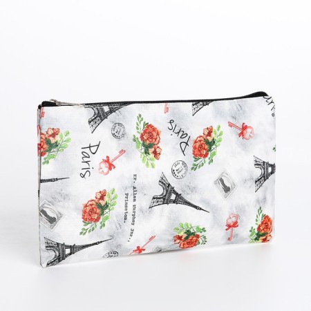Lightning cosmetic bag, gray color