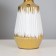 Table lamp "Carmen" 1x40W E14 white/gold 24x24x40cm