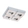 Fratelo lamp, 4x4W Led, 3000k, 1600lm, chromium color