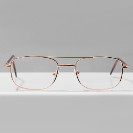 Finished glasses GA0608 (color: c1 gold; diopter: + 1.5; tint: no)-1