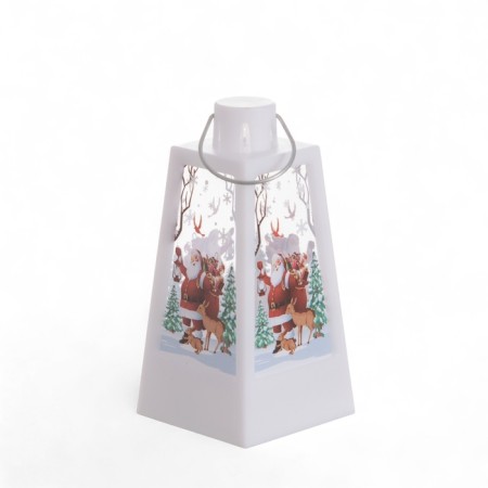 Santa Klaus lamp in the forest 3xlr1130 White 4.4x4.4x9.4cm-6
