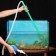 Aquarium "Pigger" siphon, improved with pears, nets and a water flow regulator, 2.1 m