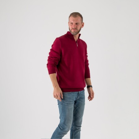 Cardigan male SL, 46, burgundy-9