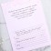 A wedding invitation in the craft envelope "Pink"