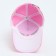 Baby cap for a girl "Kitik", with ears, color pink rr 52-54 5-7 years