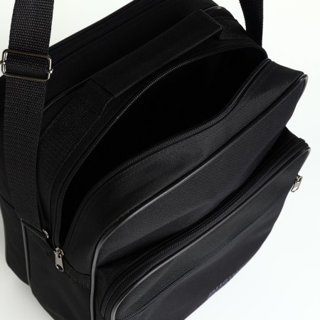 Male bag, luris, black color-4