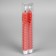A set of LED candles, red, 2 × 25 × 2 cm, plastic, wax, batteries AAAX2 (not in the kit), glow warm white, 2 pcs.