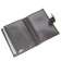 Cover for auto documents and button, department for passport, bills, brown color