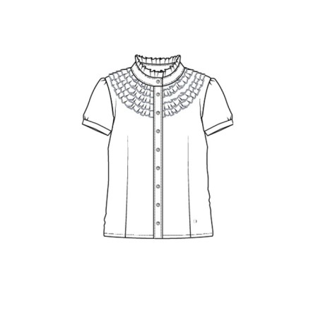 Блузка для девочки, рост 134 см-2