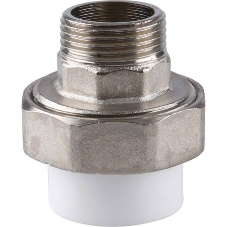 Detailed Kalde, polypropylene, d = 25 mm x 3/4 ", external threads of the ECO series-2