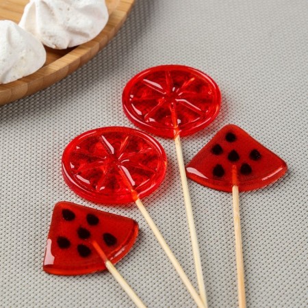Silicone Mold for candies and chocolate "Orange and watermelon", 5 / 4.5 cm, the color is transparent-1