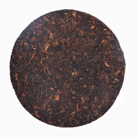 Chinese sustained tea "Shu puer. Bingdao", 357 gr, 2017, Yunnan, damn it-1