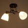 Chandelier 2005/2 E27 60W black+chrome 44x26x25 cm Bayerlux