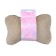 Car gift, a bone, on a headrest, "for you", velor, beige, 16 x 24 cm