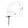 ACCOONA A4064 kitchen mixer, single -leaf, chrome