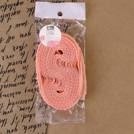 Capricon lace, 22 mm × 10 ± 1 m, pale pink color-3