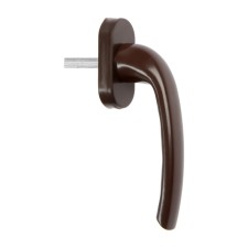 Window pen alum., 35 mm, brown