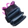 Frame backpack 38 x 29 x 17 cm, Hatber Ergonomic Classic "Beauty" Black/Pink NRK85011