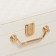 Casket to the leatherette for jewelry "Case. Chess" White 17.5x24x9 cm