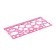 Set of stencils, 2 pieces, plastic, geometric shapes mix