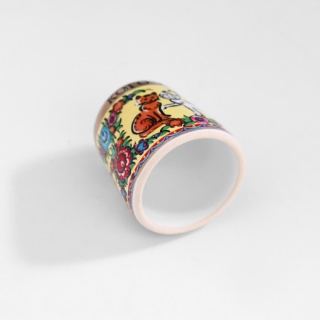 Сувенир напёрсток "Кошки", керамика-5